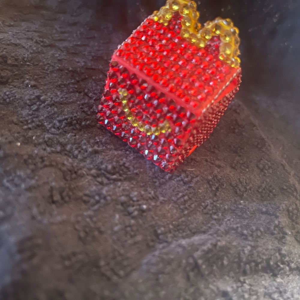 Bedazzled Lil’ McDonald’s Red Happy Meal Toy #3 - Handcrafted - Picture 4 of 6